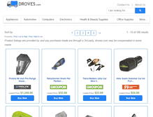 Tablet Screenshot of droves.com